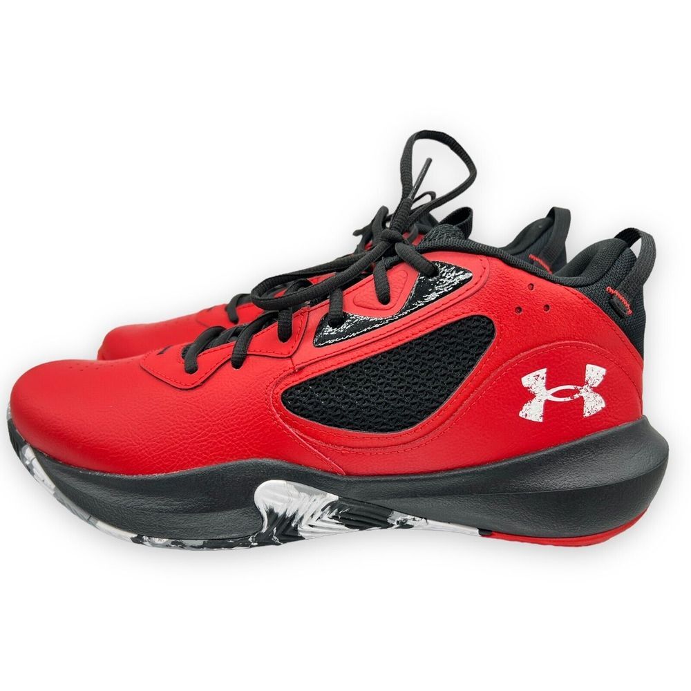 Under Armour Shoes Mens 12 Red Blue UA Lockdown 6‎ Basketball 3025616-600